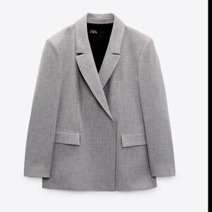 Zara Women's Classic Gray Suit Jacket